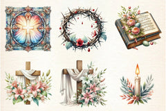 Christian Easter Clipart Bundle - CraftNest - Digital Crafting and Art