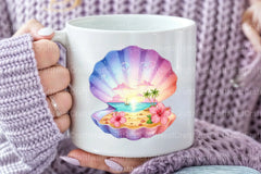 Beach Paradise Seashell Clipart Bundle - CraftNest - Digital Crafting and Art