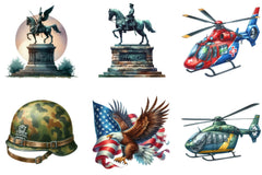 Honoring Heroes Clipart Bundle - CraftNest - Digital Crafting and Art