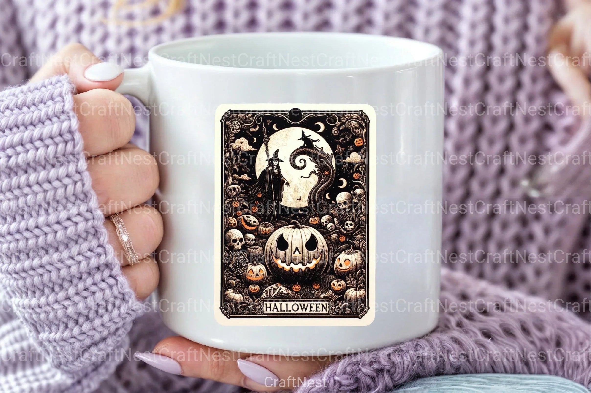 Halloween Tarot Card Clipart Bundle 67 - CraftNest - Digital Crafting and Art