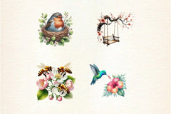 Stained Glass Spring Clipart Bundle - CraftNest - Digital Crafting and Art