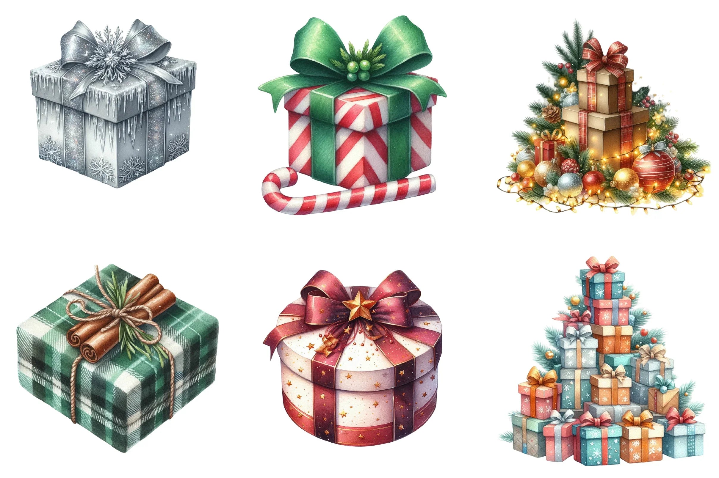 Christmas Gifts Clipart Bundle - CraftNest - Digital Crafting and Art