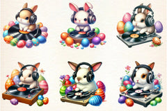 Hip Hop Bunny Easter Clipart Bundle - CraftNest - Digital Crafting and Art