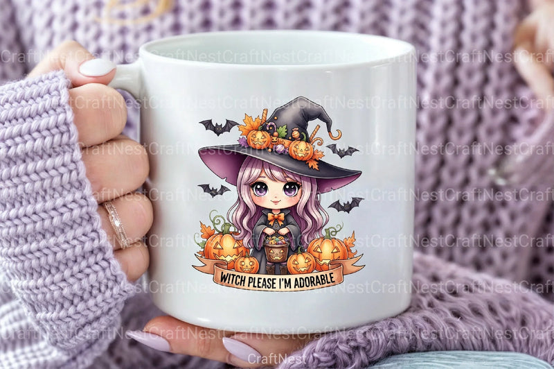 Cute Halloween Clipart Bundle 809 - CraftNest - Digital Crafting and Art