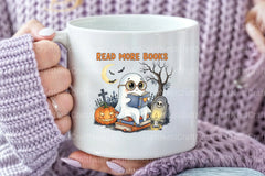 Halloween Ghost Read More Books Clipart Bundle - CraftNest - Digital Crafting and Art