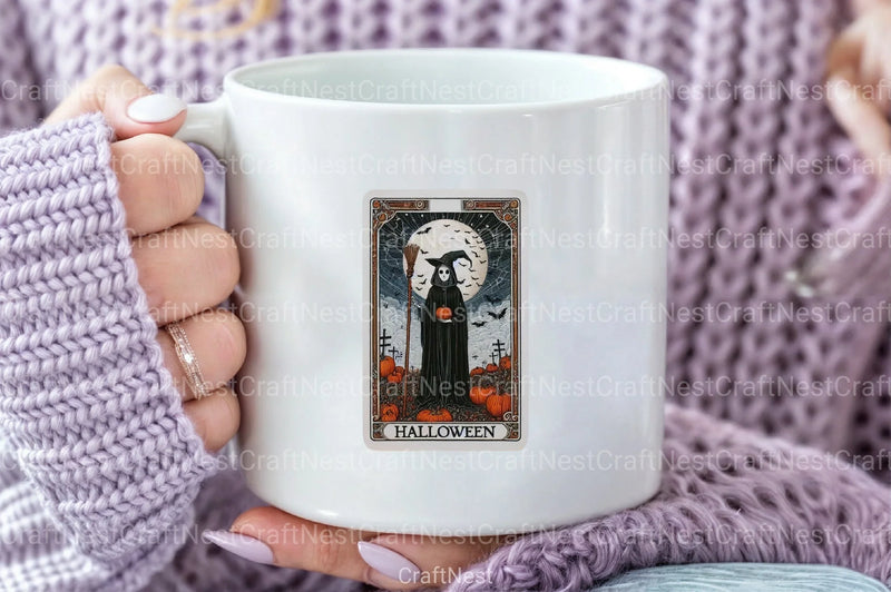 Halloween Tarot Card Clipart Bundle 20 - CraftNest - Digital Crafting and Art