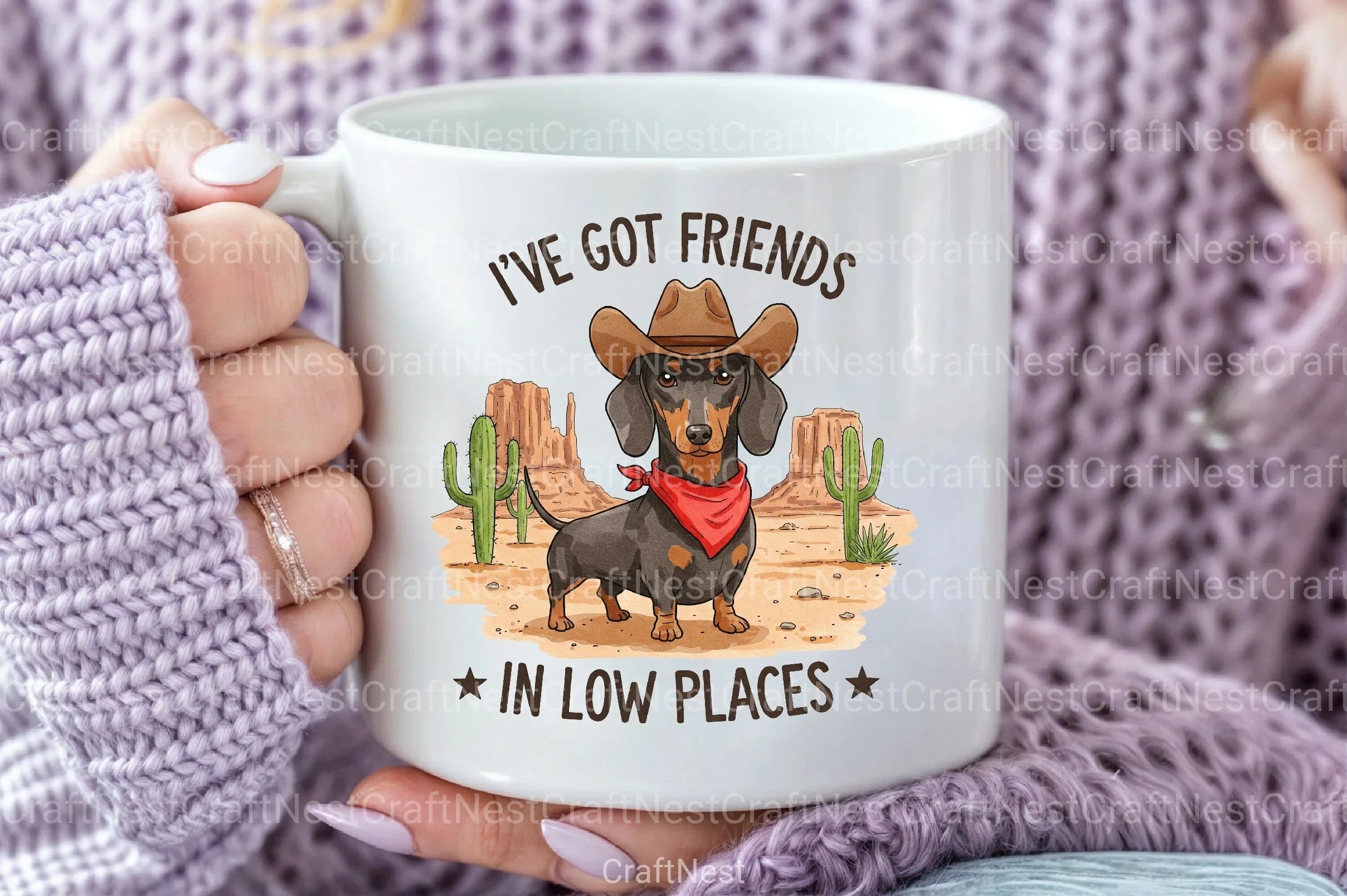 Vintage Cowboy Dog Clipart Bundle - CraftNest - Digital Crafting and Art