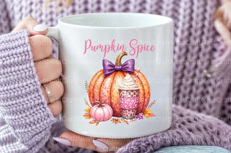 Pumpkin Spice Clipart Bundle 2 - CraftNest - Digital Crafting and Art