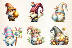 Easter Gnomes Clipart Bundle - CraftNest - Digital Crafting and Art