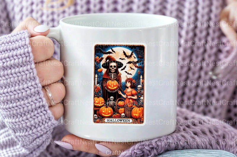 Halloween Tarot Card Clipart Bundle 11 - CraftNest - Digital Crafting and Art
