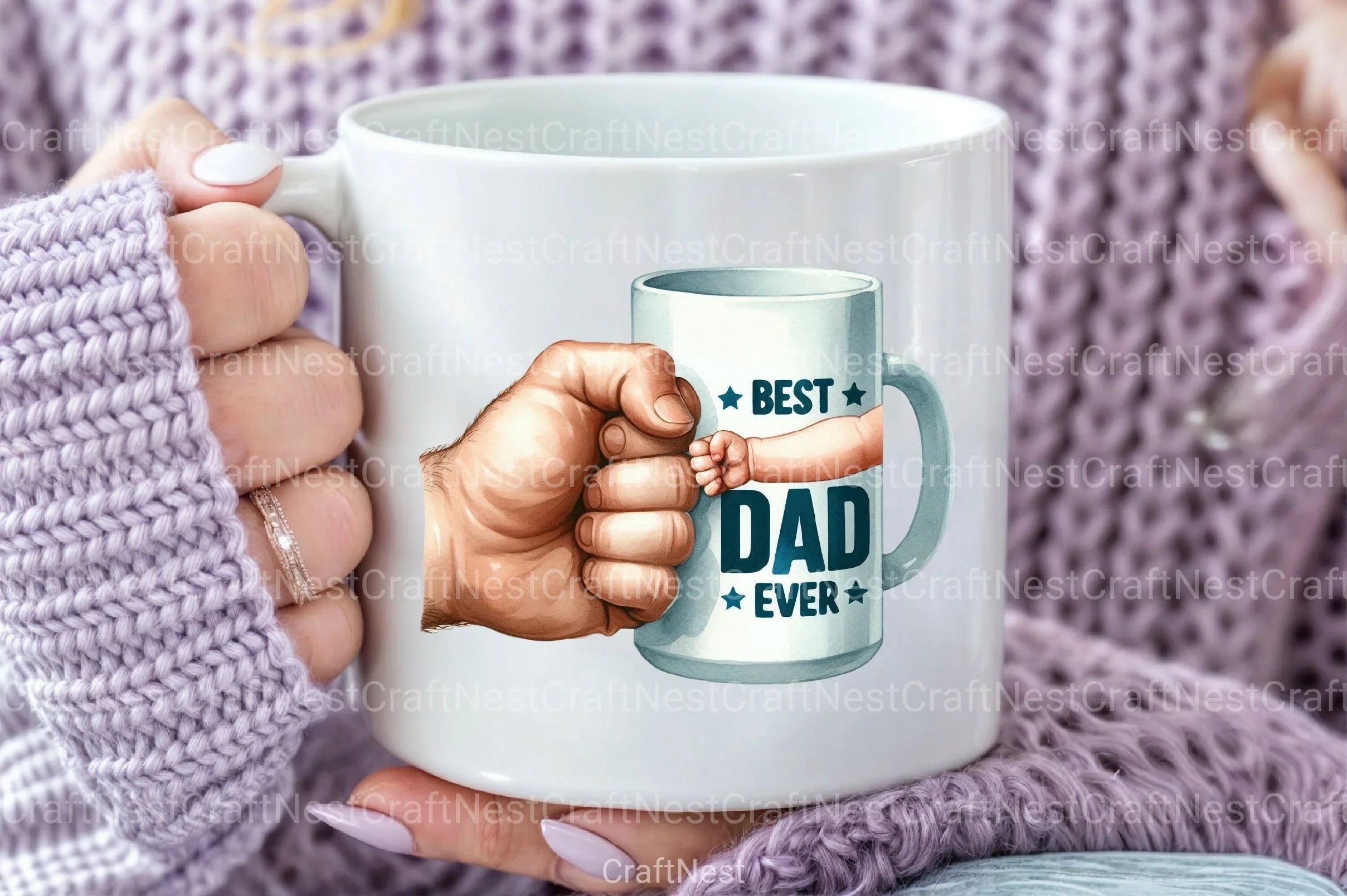 Kids Father’s Day Fist Bump Clipart Bundle 11 - CraftNest - Digital Crafting and Art