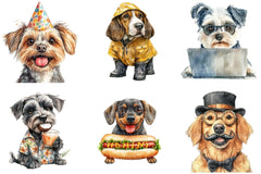 Quirky Dogs Clipart Bundle - CraftNest - Digital Crafting and Art