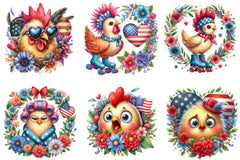 Crazy Chicken Clipart Bundle - CraftNest - Digital Crafting and Art