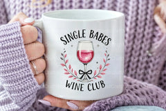 Single Babes Wine Club Clipart Bundle - CraftNest - Digital Crafting and Art