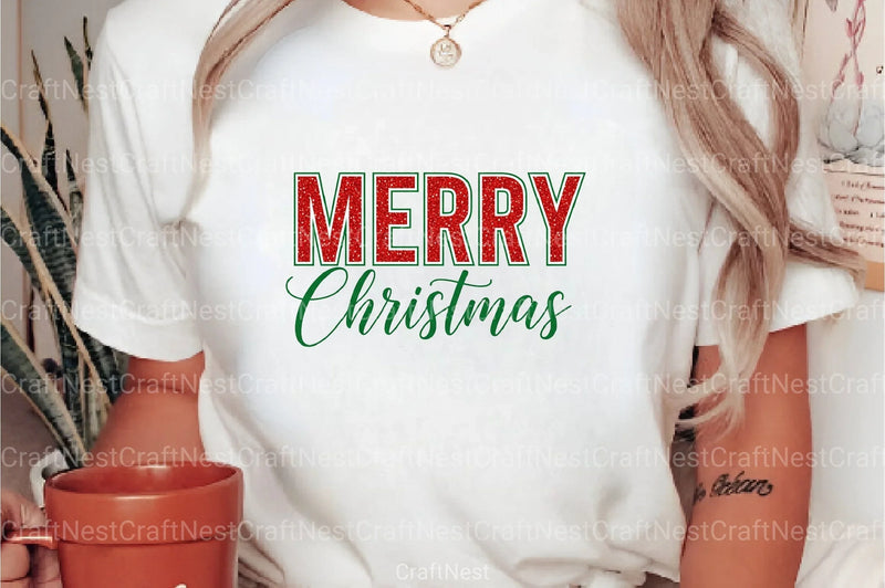 Christmas Glitter Clipart Bundle - CraftNest - Digital Crafting and Art