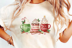 Let It Snow Christmas Coffee Clipart Bundle - CraftNest - Digital Crafting and Art