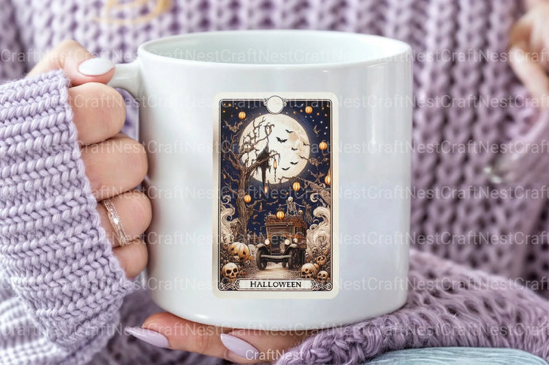 Halloween Tarot Card Clipart Bundle 23 - CraftNest - Digital Crafting and Art