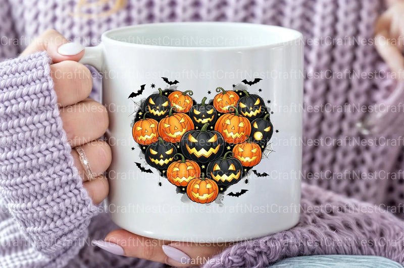 Pumpkin Heart Clipart Bundle - CraftNest - Digital Crafting and Art