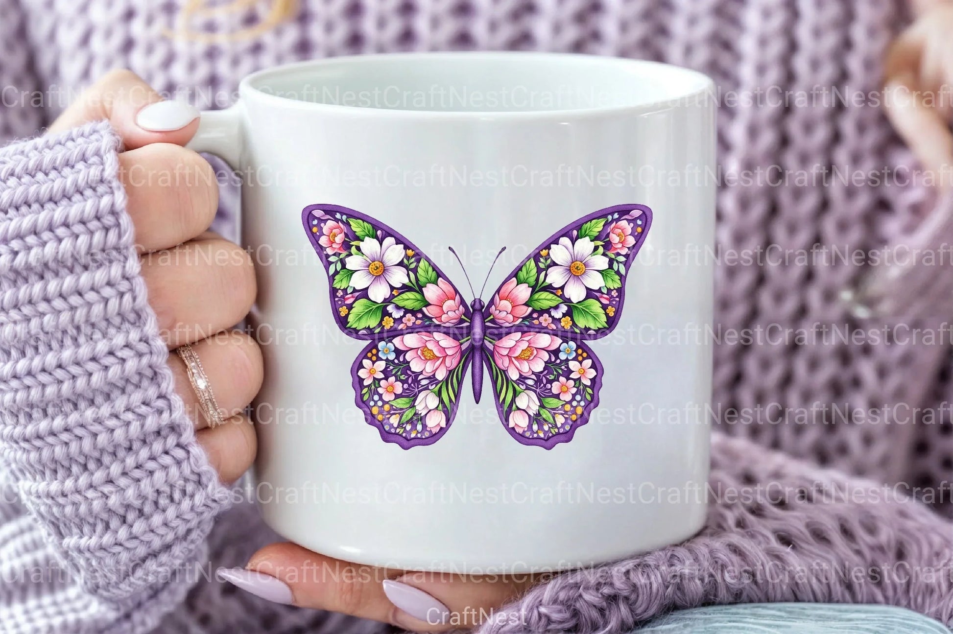 Purple Butterfly Clipart Bundle 77 - CraftNest - Digital Crafting and Art