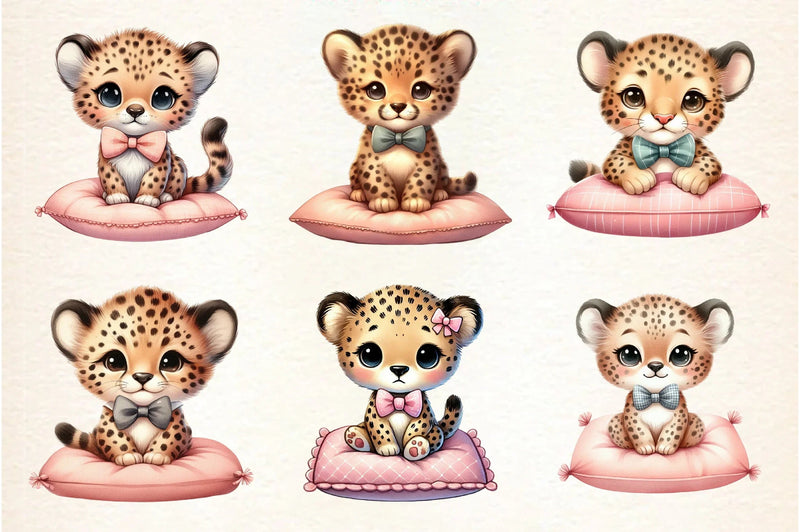 Kawaii Safari Animal Clipart Bundle - CraftNest - Digital Crafting and Art