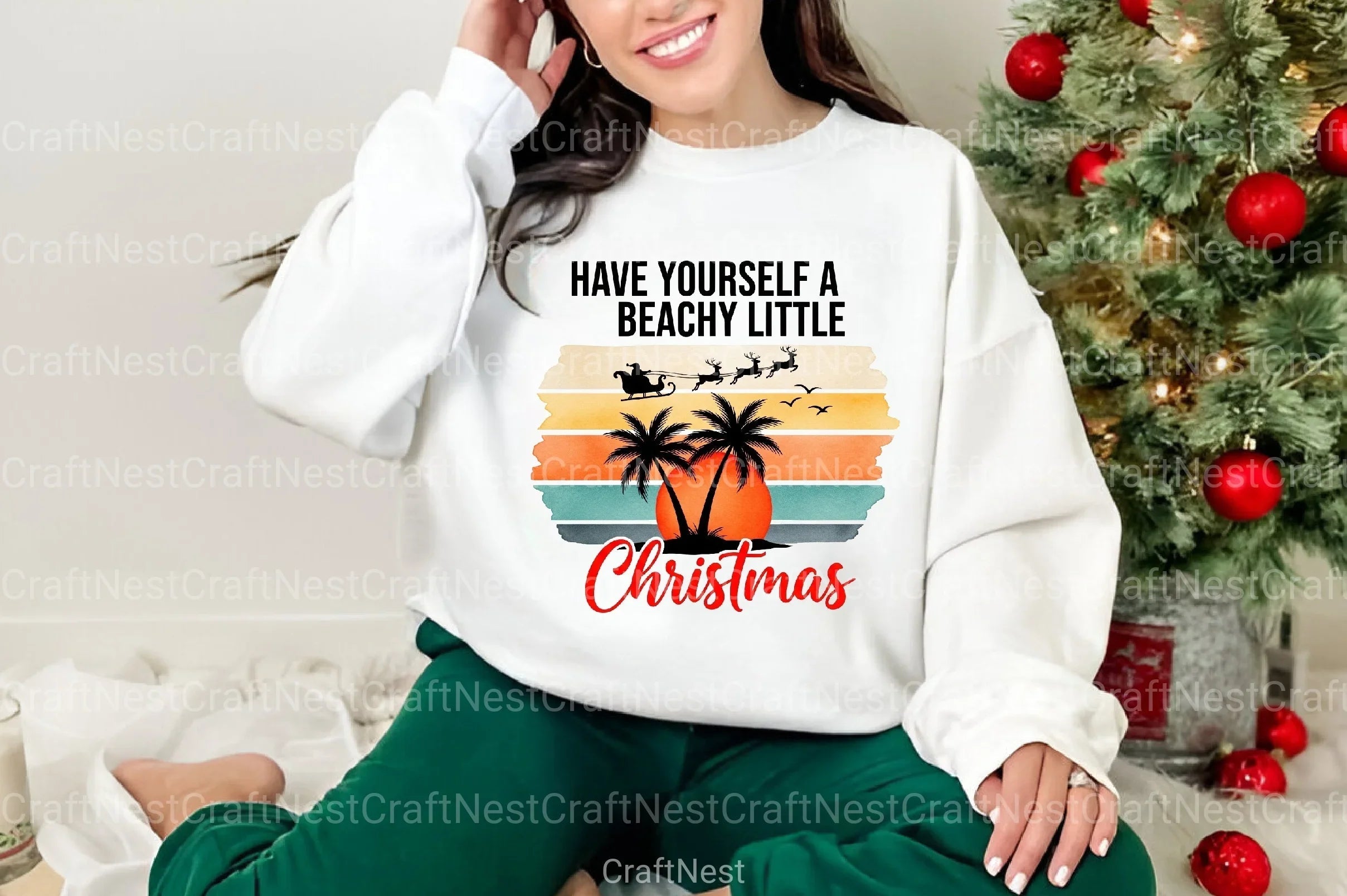 Christmas in July Funny Clipart Bundle 5 - CraftNest - Digital Crafting and Art