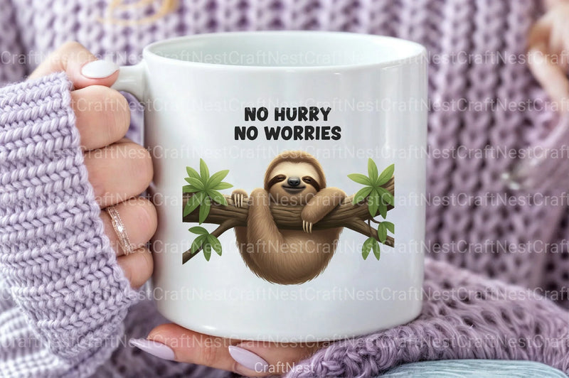 Funny Sloth Quotes Clipart Bundle 57 - CraftNest - Digital Crafting and Art
