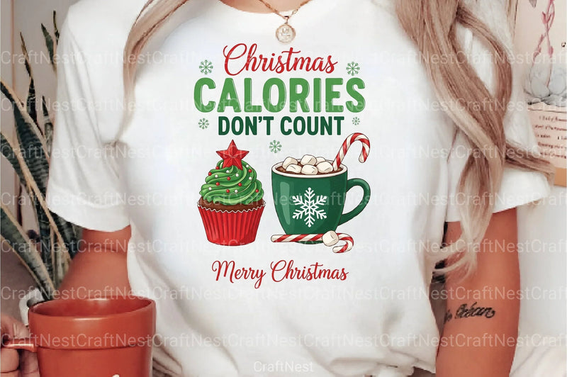 Christmas Calories Don't Count Clipart Bundle - CraftNest - Digital Crafting and Art