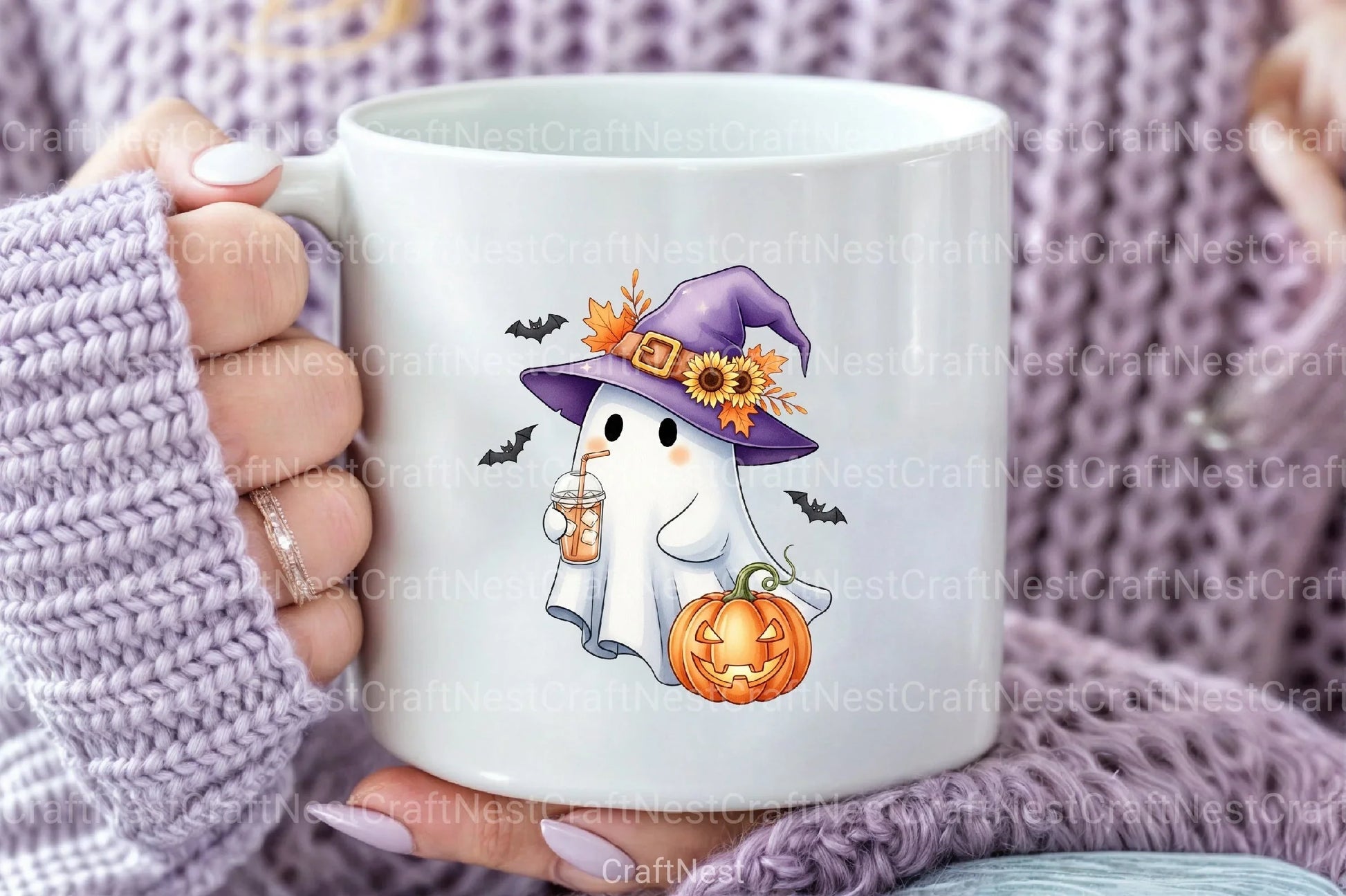 Funny Halloween Ghost Clipart Bundle 11 - CraftNest - Digital Crafting and Art