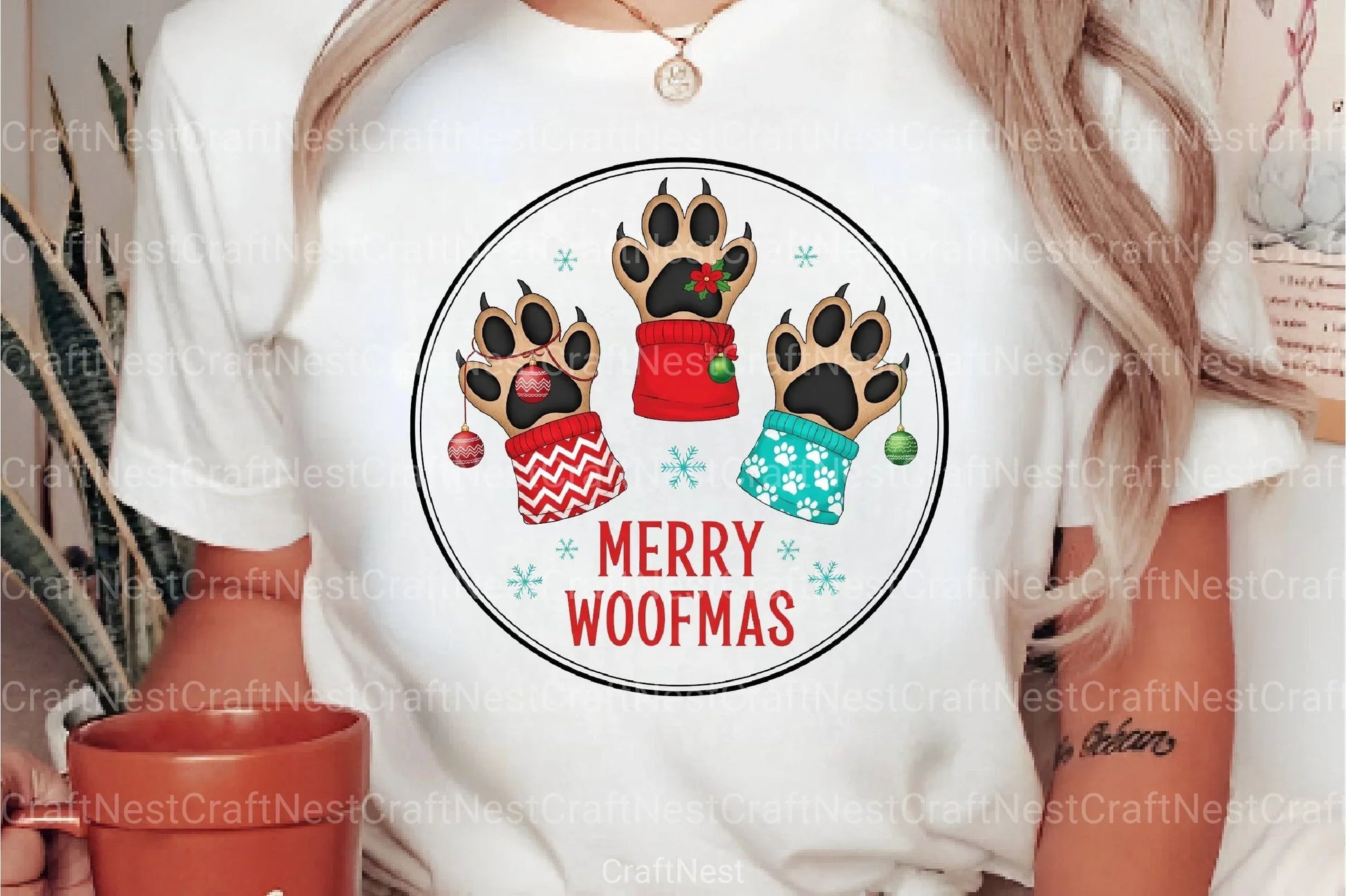 Merry Woofmas Dog Clipart Bundle - CraftNest - Digital Crafting and Art