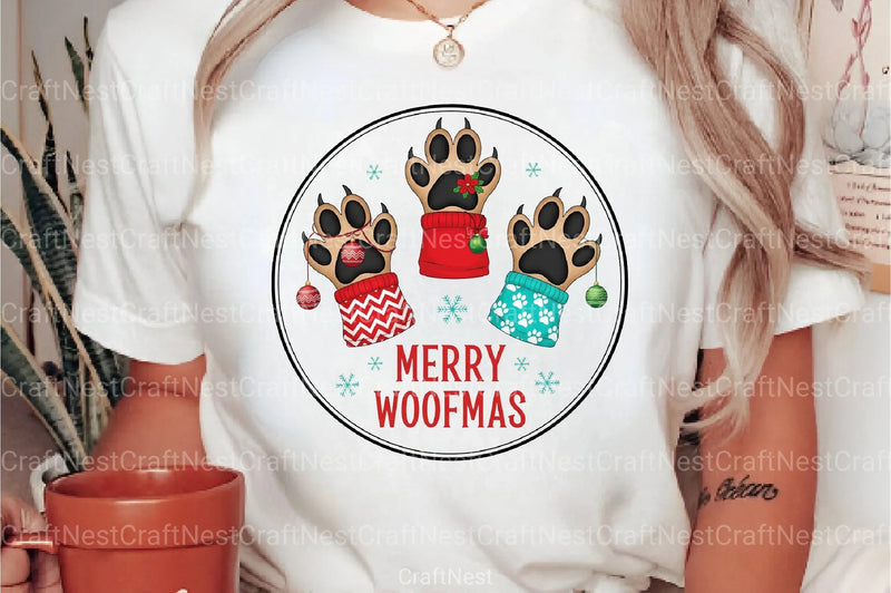 Merry Woofmas Dog Clipart Bundle - CraftNest - Digital Crafting and Art