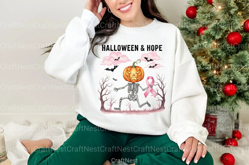 Halloween Breast Cancer Clipart Bundle 67 - CraftNest - Digital Crafting and Art