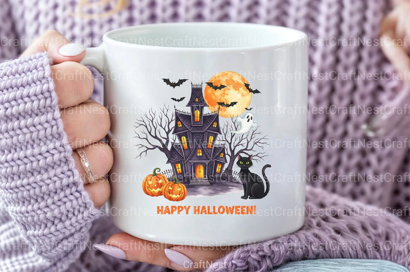 Spooky Halloween Clipart Bundle - 16 Designs - CraftNest - Digital Crafting and Art