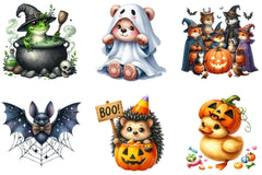 Halloween Animals Clipart Bundle - CraftNest - Digital Crafting and Art