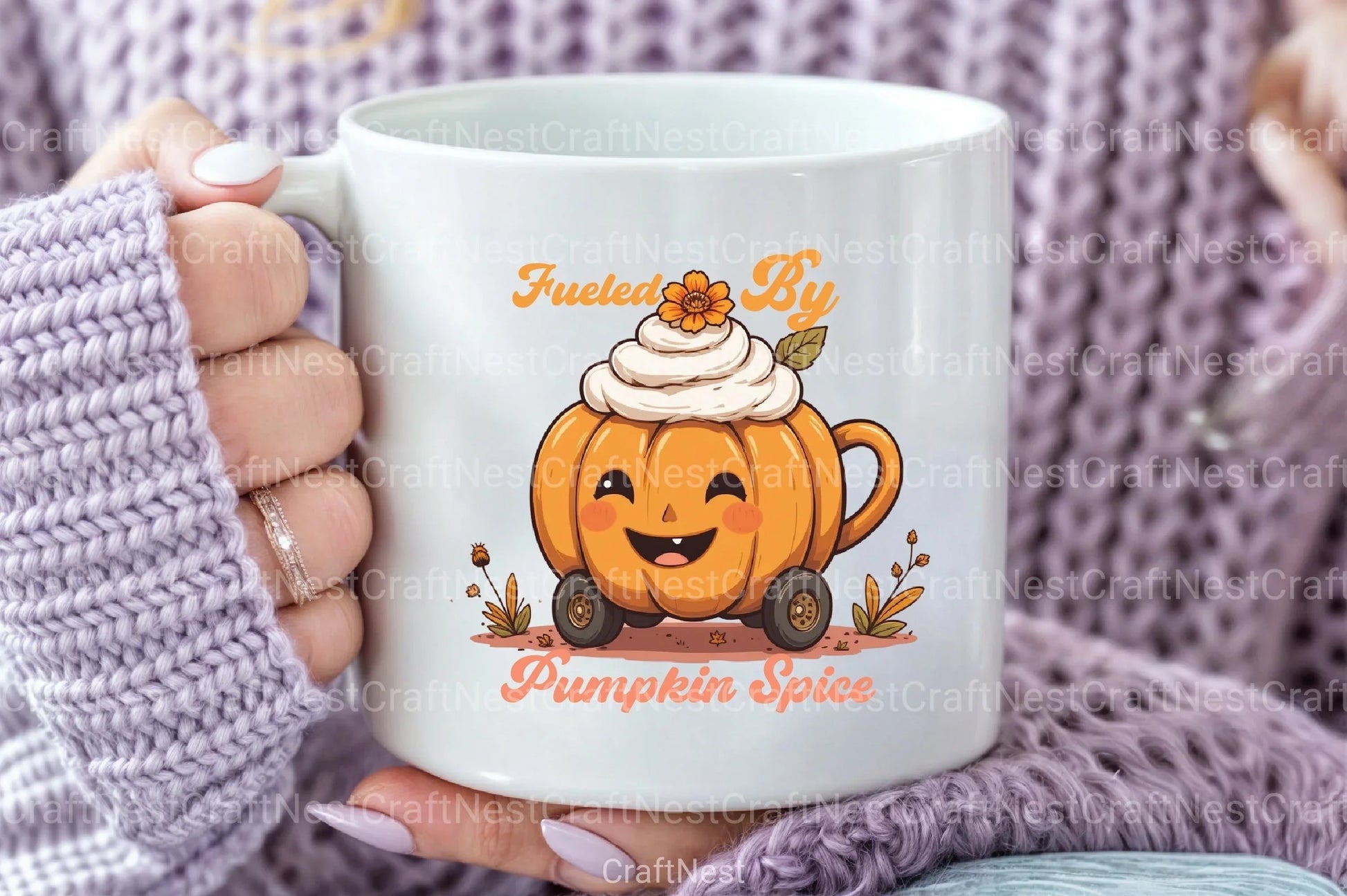 Fueled By Pumpkin Spice Digital Clipart Bundle - CraftNest - Digital Crafting and Art