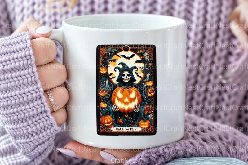 Halloween Tarot Card Clipart Bundle 29 - CraftNest - Digital Crafting and Art