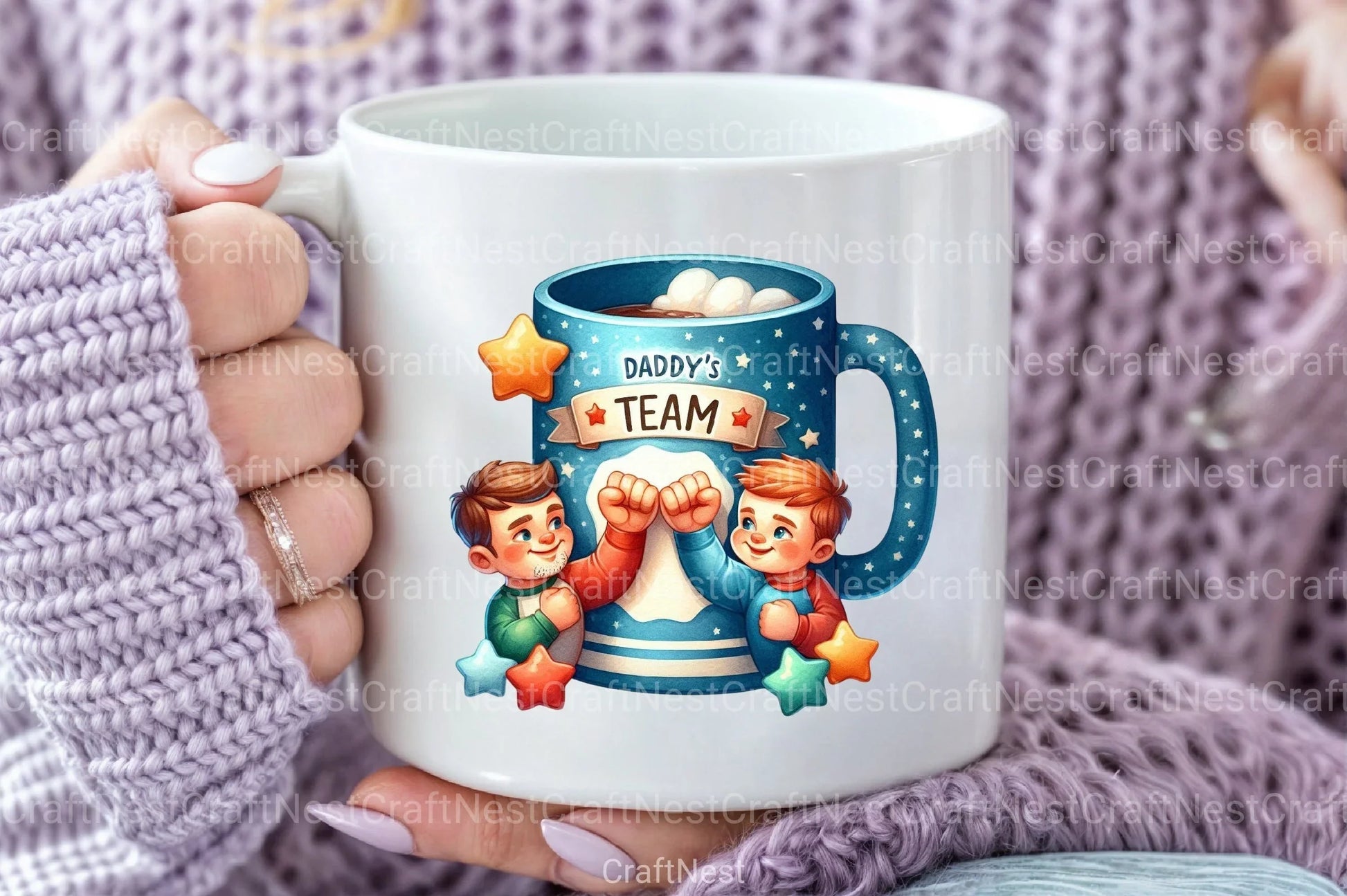 Kids Father’s Day Fist Bump Clipart Bundle 8 - CraftNest - Digital Crafting and Art