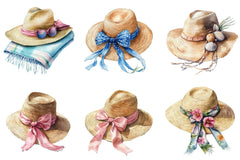 Summer Hat Clipart Bundle - CraftNest - Digital Crafting and Art