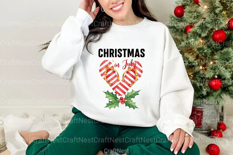 Christmas in July Funny Clipart Bundle 6 - CraftNest - Digital Crafting and Art