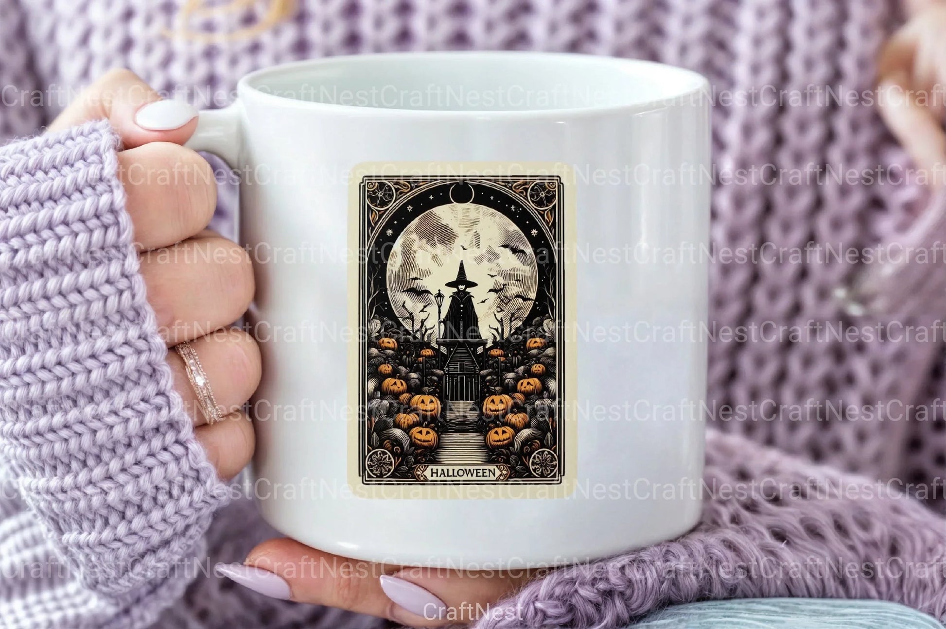 Halloween Tarot Card Clipart Bundle 9 - CraftNest - Digital Crafting and Art