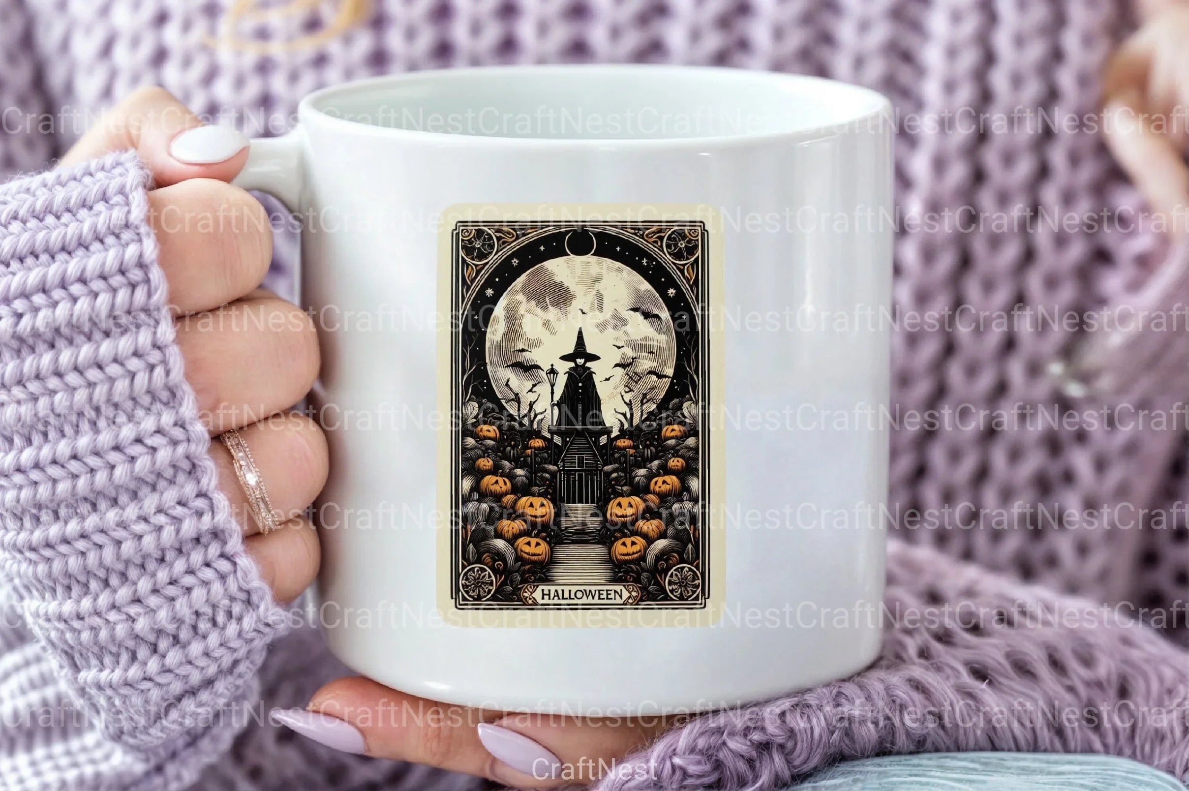 Halloween Tarot Card Clipart Bundle 9 - CraftNest - Digital Crafting and Art