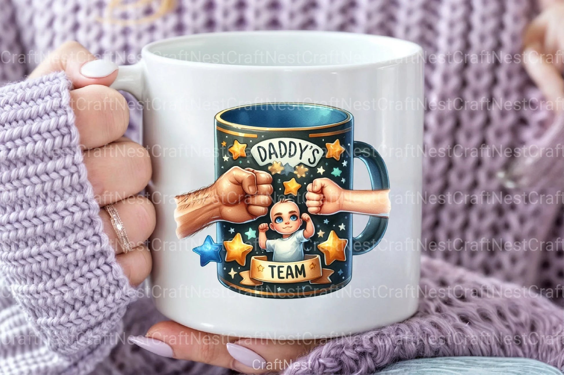 Kids Father’s Day Fist Bump Clipart Bundle 6 - CraftNest - Digital Crafting and Art