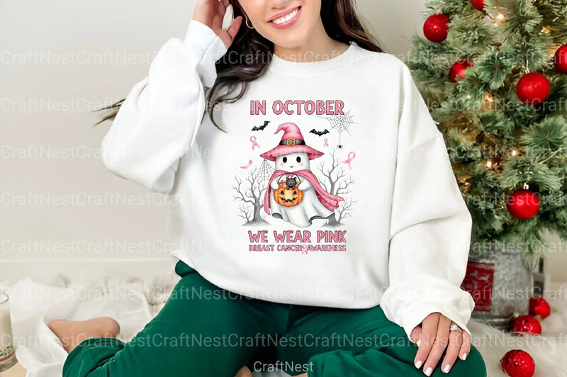 Halloween Breast Cancer Clipart Bundle 7 - CraftNest - Digital Crafting and Art