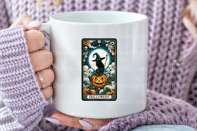 Halloween Tarot Card Clipart Bundle 21 - CraftNest - Digital Crafting and Art