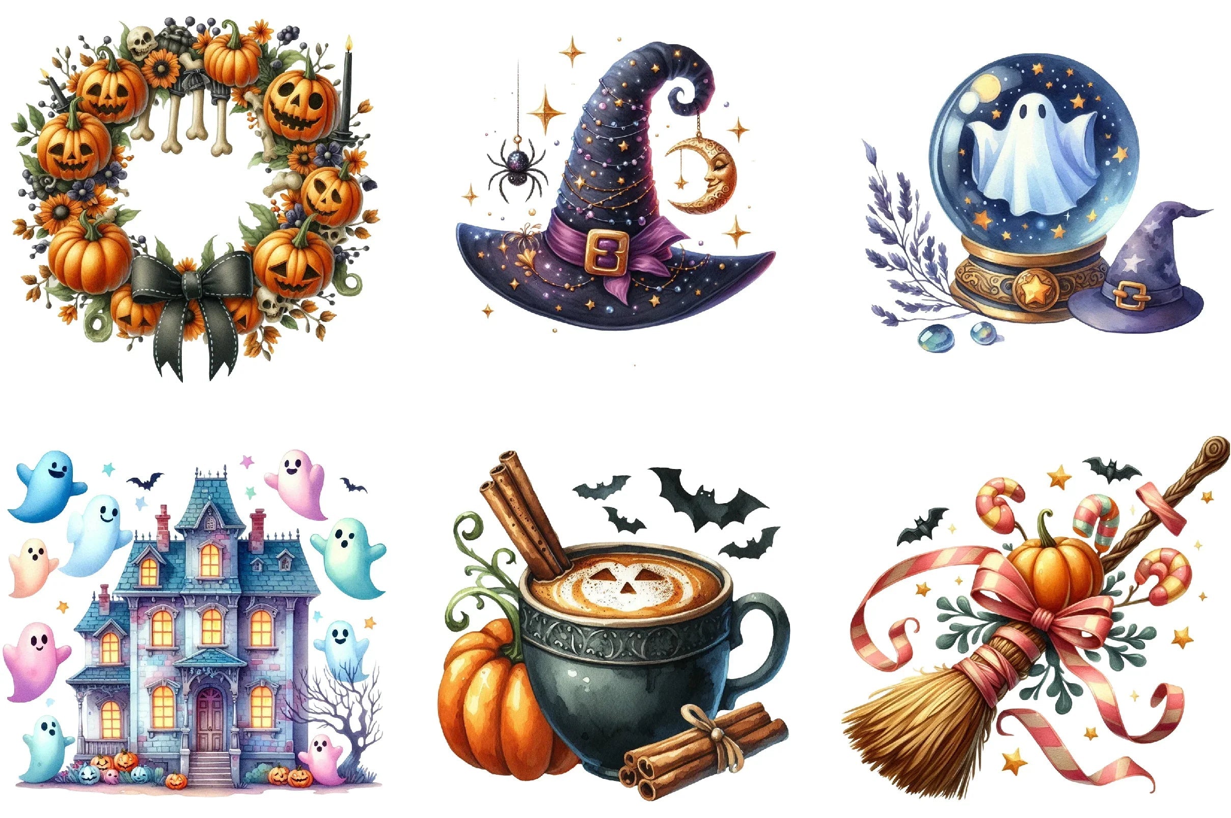 Spooky Season Clipart Bundle - CraftNest - Digital Crafting and Art