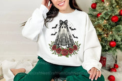 Cute Floral Halloween Lace Ghost Clipart Bundle 1 - CraftNest - Digital Crafting and Art