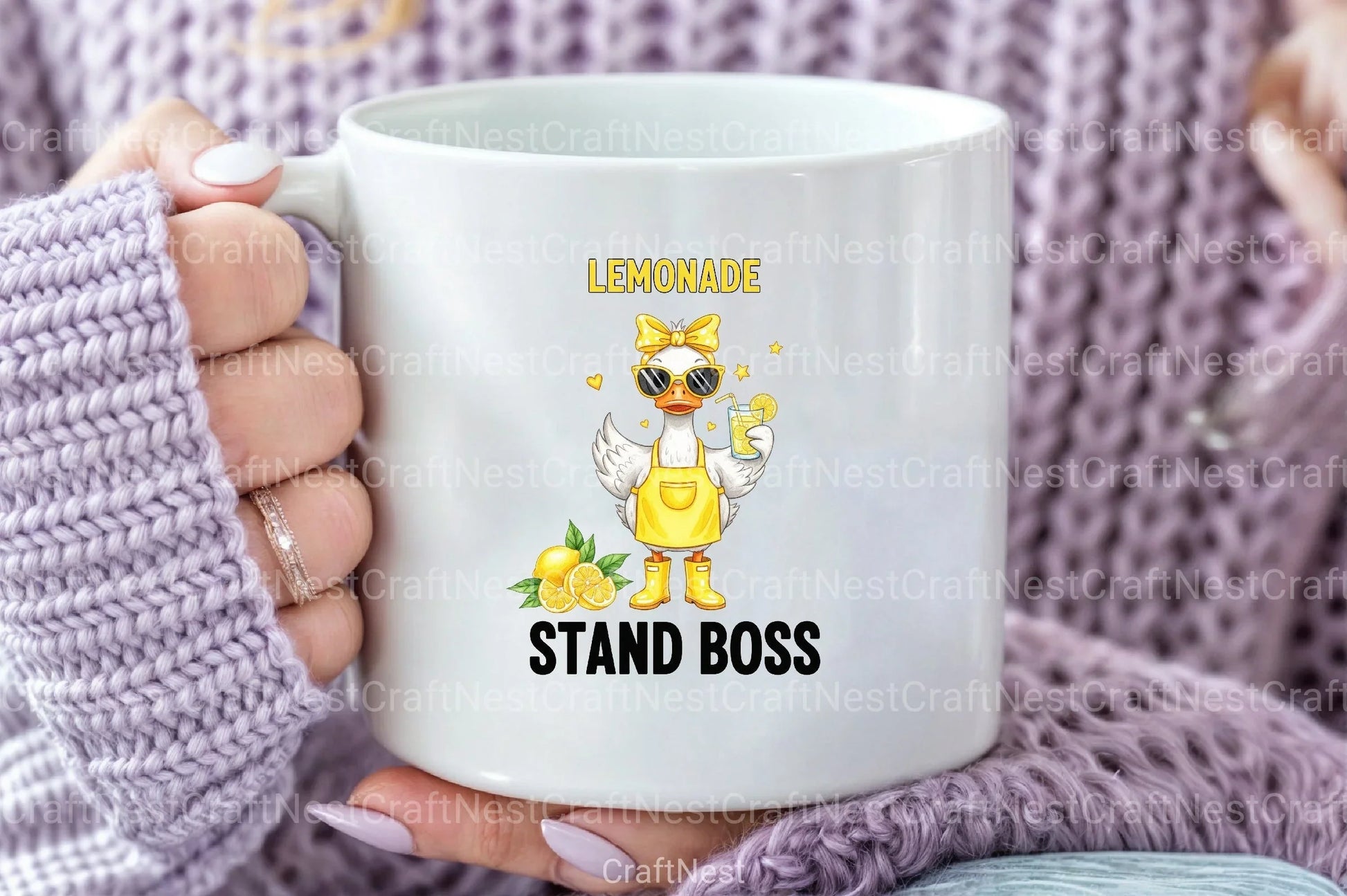 Funny Lemon Goose Positive Main Squeeze Clipart Bundle - CraftNest - Digital Crafting and Art