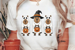 Kawaii Capybara Ghost Clipart Bundle - CraftNest - Digital Crafting and Art