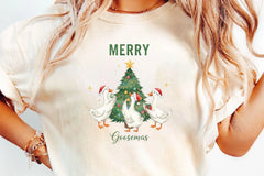 Funny Christmas Santa Goose Clipart Bundle - CraftNest - Digital Crafting and Art