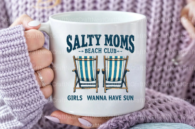 Beach Club Shirt Summer Girl Clipart Bundle - CraftNest - Digital Crafting and Art