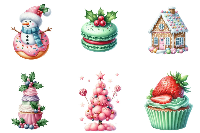 Sweet Christmas Clipart Bundle - CraftNest - Digital Crafting and Art